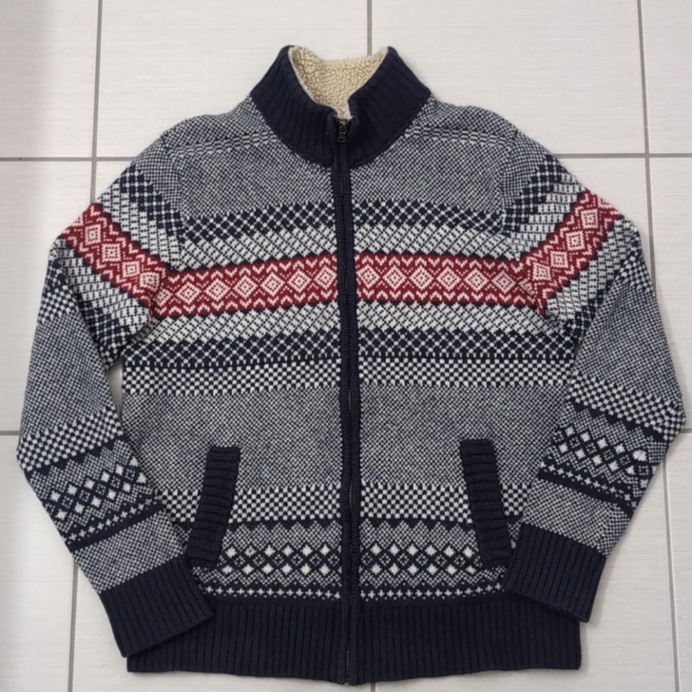 Tommy Hilfiger Wool Blend Zip-Up Sweater
